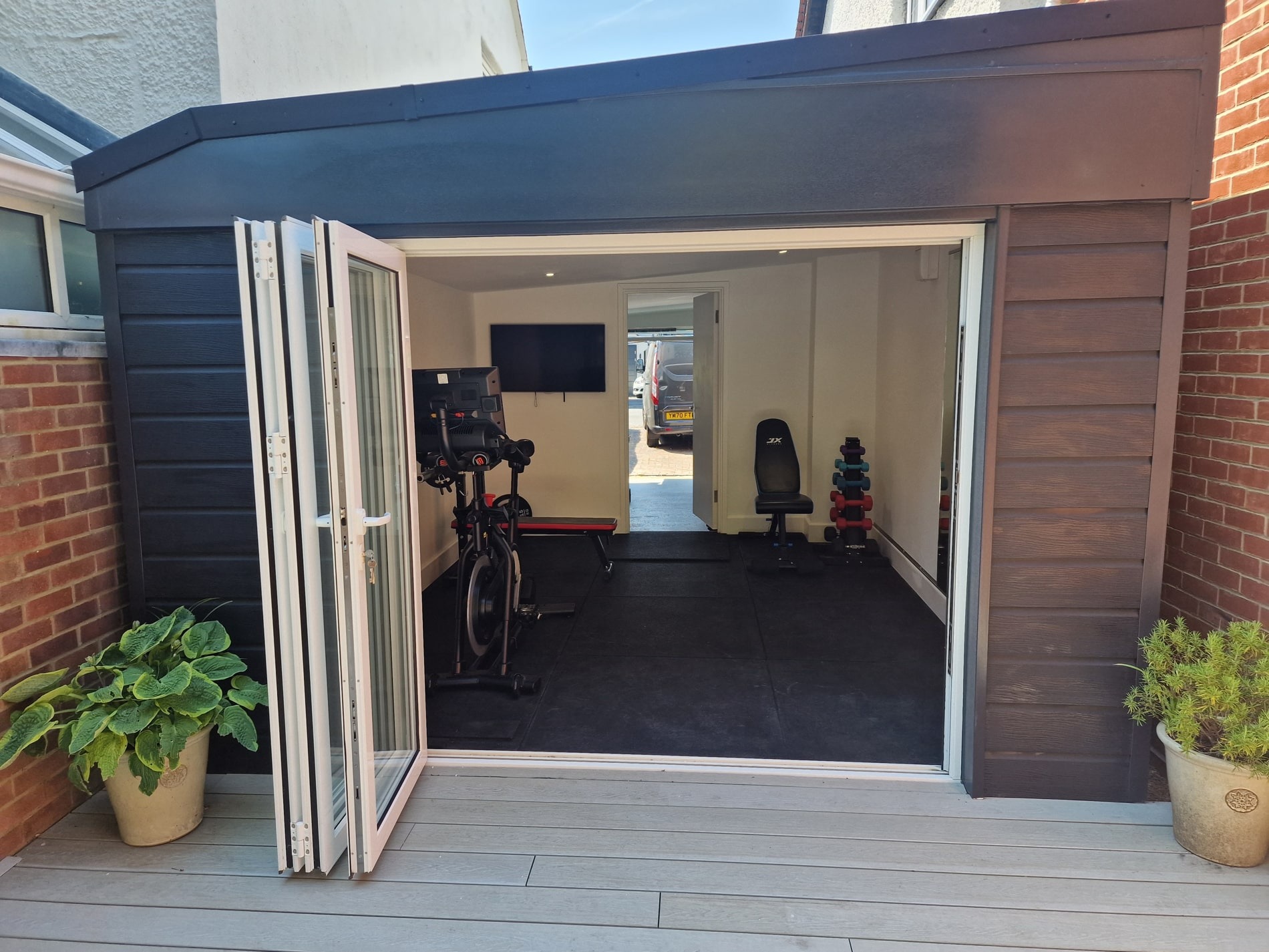 Completed bespoke garage conversion